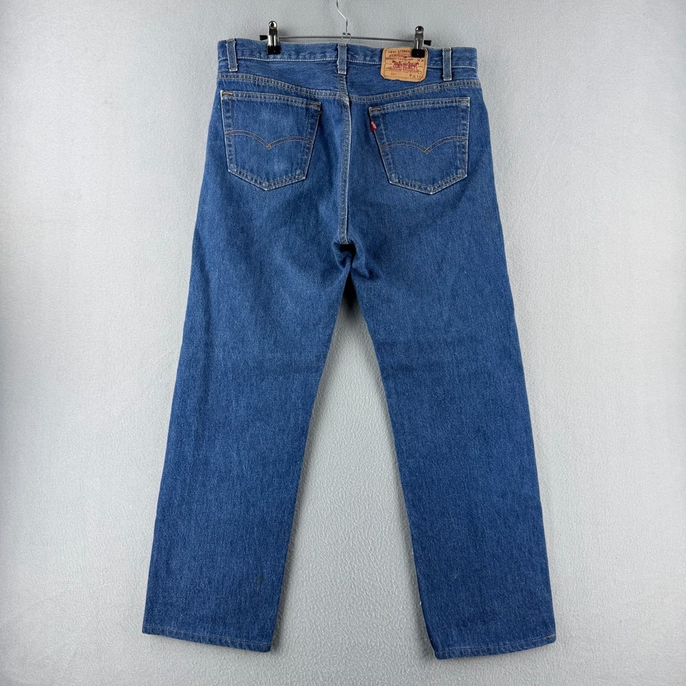 Vintage Levis Jeans Mens 36x32 (Fits 35x29) Dark Blue 501 80s 1988 Made in USA